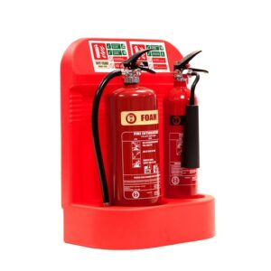 double extinguisher stand