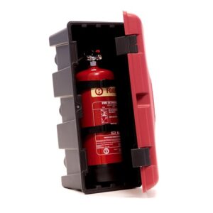 single extinguisher cabinet