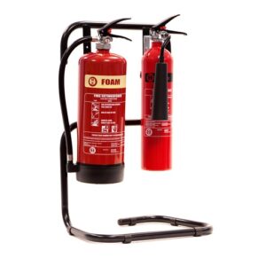 double extinguisher stand